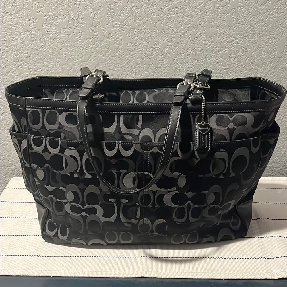 Coach Black Tote Bag
